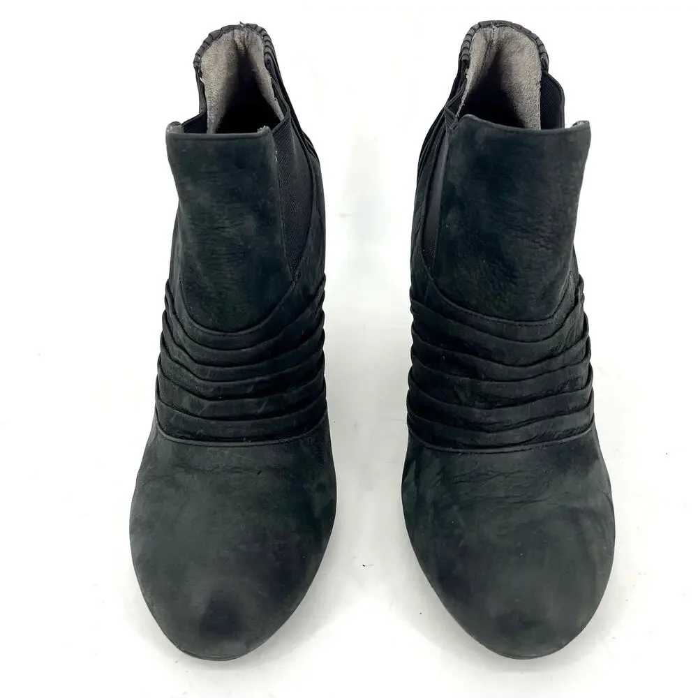 Vince Camuto Bronco Bootie Ankle Leather Black Size‎ 10B
